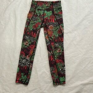 Lululemon Floral Design Leggings